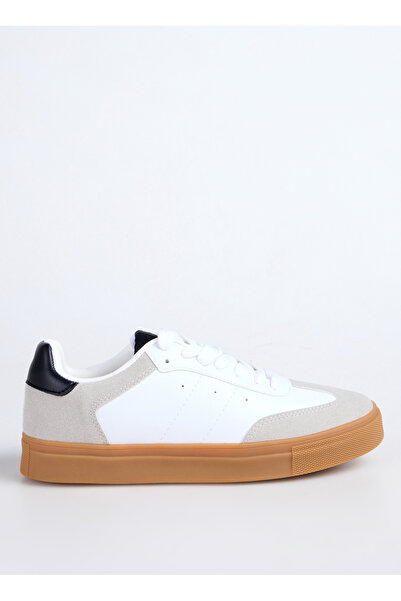Fabrika Beyaz - Siyah Kadın Sneaker MARIAN