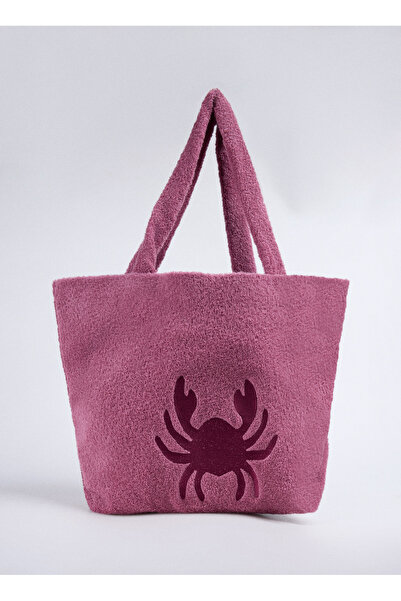 Fabrika Mürdüm Kadın Plaj Çantası TOFEL-CORIA