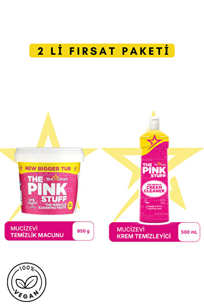 ThePinkStuff Mucizevi Miracle Temizlik Macunu 850gr - Mucizevi Krem 500ml
