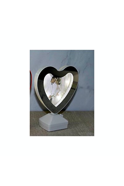 Store Kalpli Ledli Sihirli Ayna Çerceve 17*13 cm