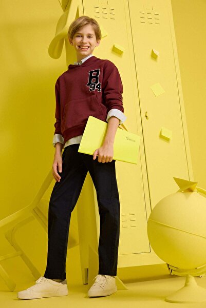 DeFacto Σχολικό φούτερ με κουκούλα για αγόρια F2714A825AU