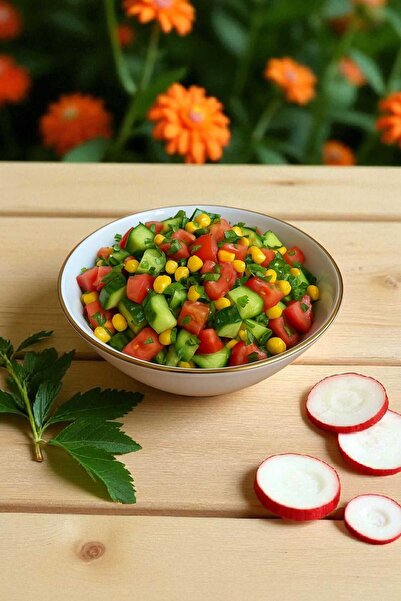 IKEA 2 Adet 23 Cm Yaldızlı Salata Kasesi