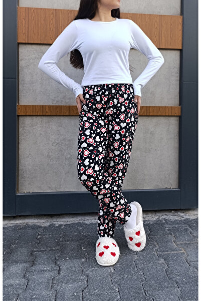 siyalife Pijamale de damă din piele intoarsa de iarna cu textura moale