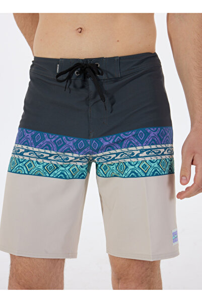 Quiksilver EQYBS04890 SURFSILK STRAIGHT LEG Çok Renkli Normal Bel Standart Kalıp Erkek Şort Mayo