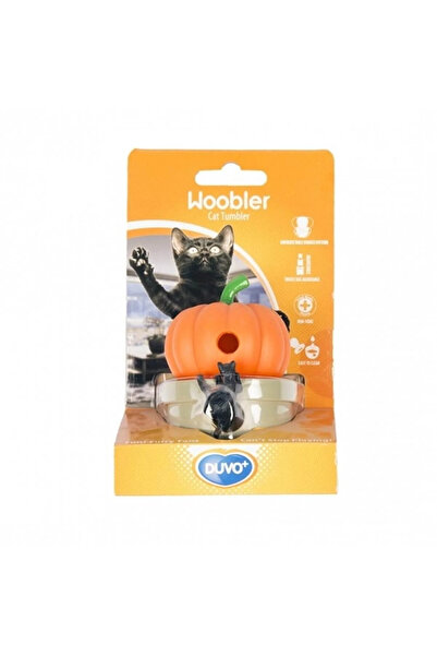 Pet Corn لعبة مكافأة القطط من Duvo+ على شكل قرع اليقطين