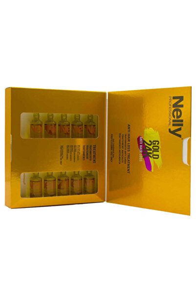 Nelly علاج احترافي مضاد لتساقط الشعر بالذهب - عناية مضادة للتساقط بالذهب عيار...