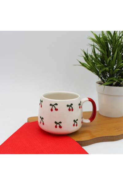 Inspire Ceramic Handmade Cherry Ceramic Mug Cup