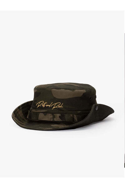 RustandRich Women Men Khaki Safari Hat Premium Collection Camp