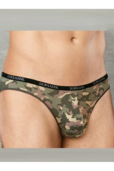 Doreanse Men's Modal Camouflage Printed Briefs Slip 1335