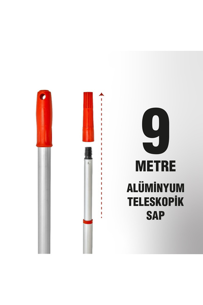Ermet M014 Alüminyum Teleskopik Sap 9 Mt