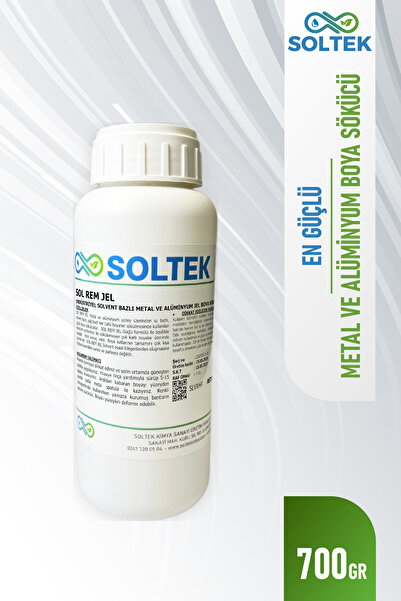 SOLTEK KİMYA EN GÜÇLÜ Boya Sökücü &BOYA ÇIKARICI - SOL REM JEL 700ml