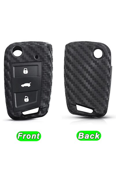 OEM Husa din silicon carbon pentru cheie briceag VW Volkswagen Golf 7