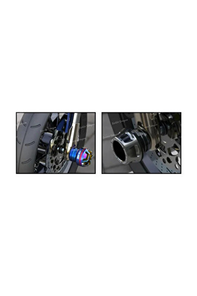 bisiklet dünyam Spirit Scooter & Motosiklet Uyumlu Koruma Takozu Rainbow Renkli