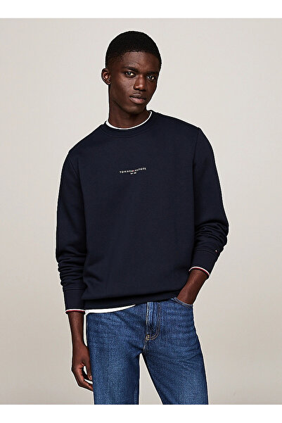 Tommy Hilfiger TOMMY LOGO TIPPED CREWNECK