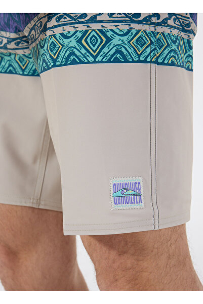 Quiksilver EQYBS04890 SURFSILK STRAIGHT LEG Çok Renkli Normal Bel Standart Kalıp Erkek Şort Mayo