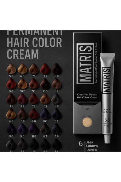Matris Profesyonel Saç Boyası 6.3 Koyu Kahve