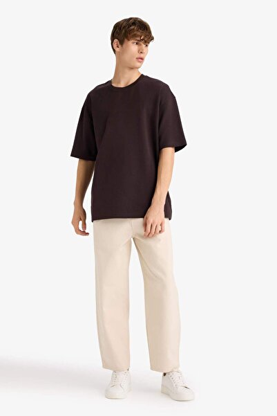 DeFacto %100 Pamuk Tapered Wide Leg Fit Geniş Paça Jean Pantolon F8365AX25AU