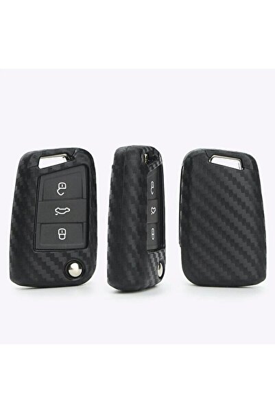 OEM Husa din silicon carbon pentru cheie briceag VW Volkswagen Golf 7