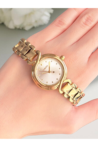 Homies ساعة يد نسائية بسوار فولاذي، مع علبة هدايا وسوار هدية