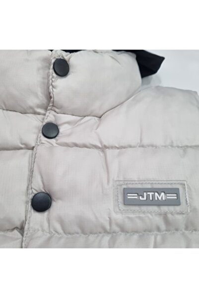 Uğur bebe Unisex Hooded Puffer Vest with Snap Buttons and Pockets 50% Cotton Lining, Sporty Stylish Winter Coat Vest