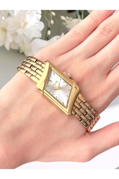 Homies Çelik Kordon Kadın Kol Saati, Hediyelik Kutusu ve Bileklik