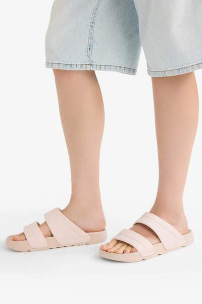 DeFacto Women's Flat Sole Double Banded Eva Slippers E3136Ax25Hs