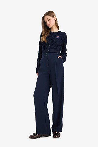 DeFacto Coool Regular Fit Bisiklet Yaka Düğmeli Triko Hırka E8237AX25WN