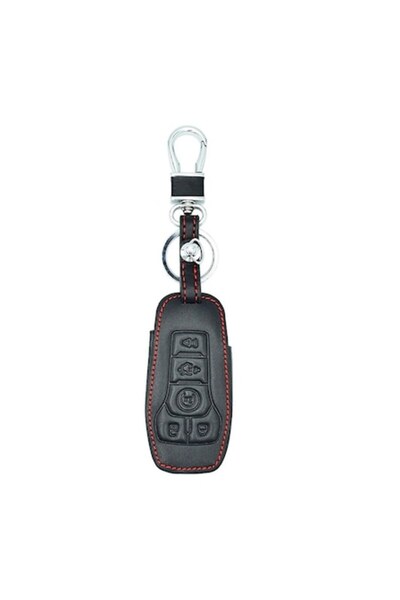 OEM Leather Key Case Cover for Ford Edge Explorer Fiesta Fusion Mustang F-150...