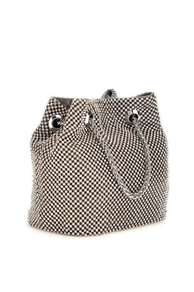 Guess 15x15x10 cm Gümüş Kadın Çapraz Çanta HWRY9350750-SIL