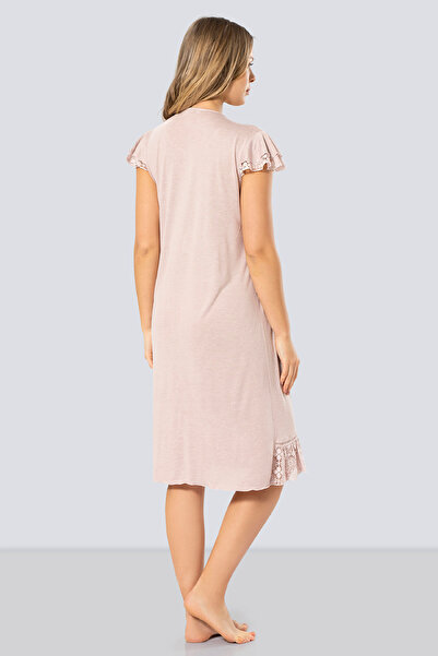 TÜREN Γυναικείο νυχτικό 3284/Πούδρα