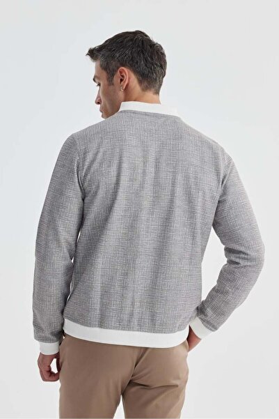 Jakamen Εποχιακό παλτό Mink Slim Fit Cotton College