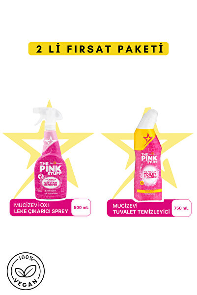 ThePinkStuff Mucizevi Oxi Leke Çıkarıcı Sprey 500 Ml - Mucizevi Tuvalet Temiz...