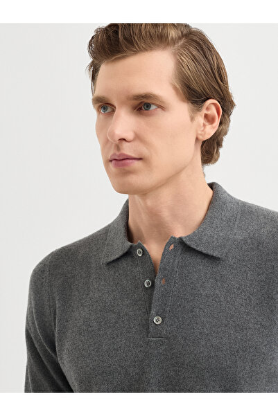 Karaca Erkek Regular Fıt Triko Kazak-Gri