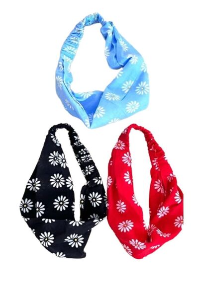 BERG - Κομψές μπαντάνες μαλλιών με 3 σχέδια