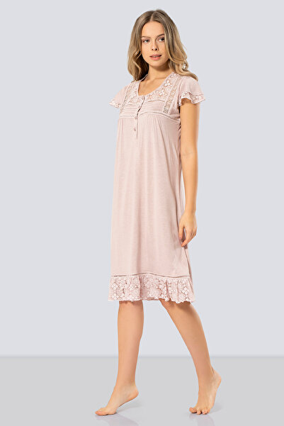TÜREN Γυναικείο νυχτικό 3284/Πούδρα