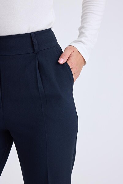 Vitrin Yüksek Bel Kumaş Pantolon