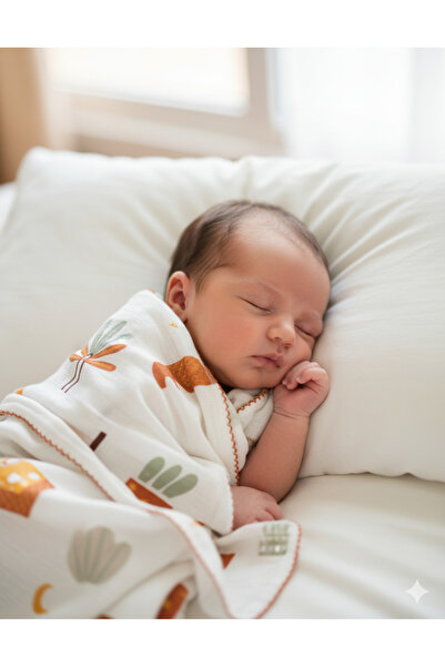 begi kids بطانية بيجي موسلين 80*80 سم للجنسين