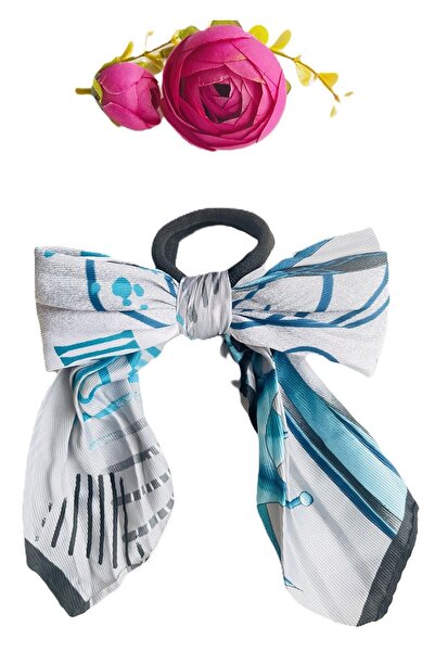 BERG ATELIER Атласний бант ретро-гумова пряжка