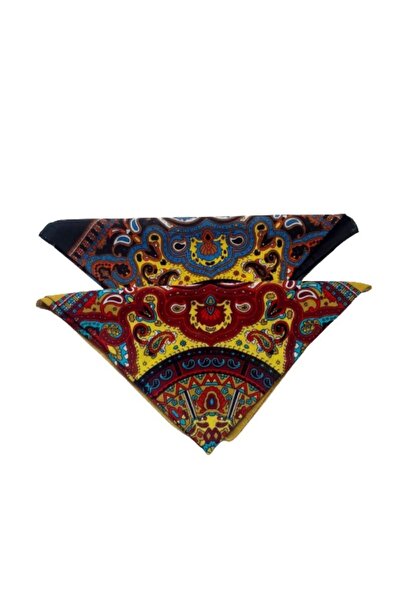 BERG Шарф з етнічним візерунком, пов'язка на волосся