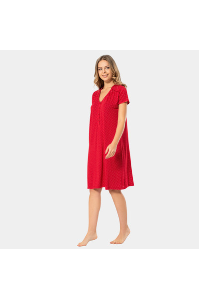TÜREN Women's Nightgown 3293/Red