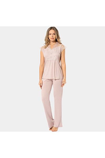 TÜREN Women's Maternity Pajama Set 3294/Powder