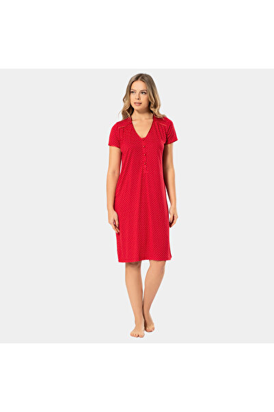 TÜREN Women's Nightgown 3293/Red