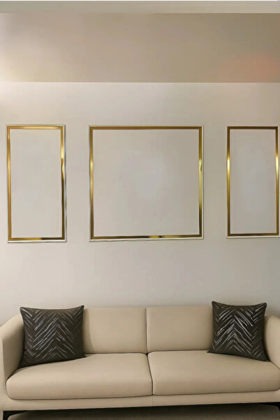 ELF DEKOR Dekoratif Boyanabilir Duvar Çıtası & GOLD Ayna Pleksi Hazır Kesimli...