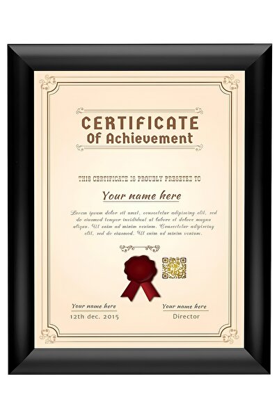 ÖzgürceSeç Colț rabatabil cu cadru din aluminiu 25mm A1 (60x85) Negru