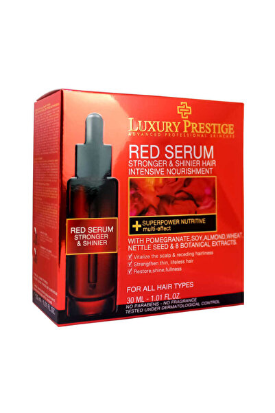 Luxury Prestige Red Serum All Hair Types Saç Serumu 30 ml