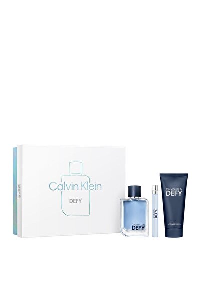 Calvin Klein Defy EDT 100 ml + EDT MINI 10 ml + SG for Body & Hair 100 ml (man)