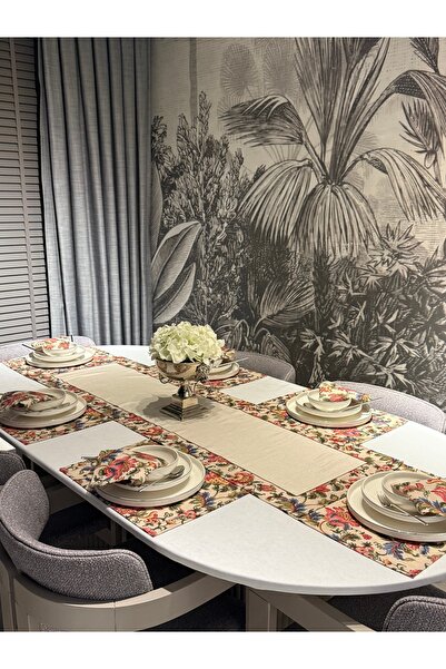 Heriya Linen Hürrem Pattern Runner 40X140 cm