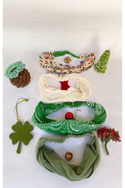 BERG Bandana parașuta din bumbac colorată 4 bucăți - elastic din bumbac pieptănat