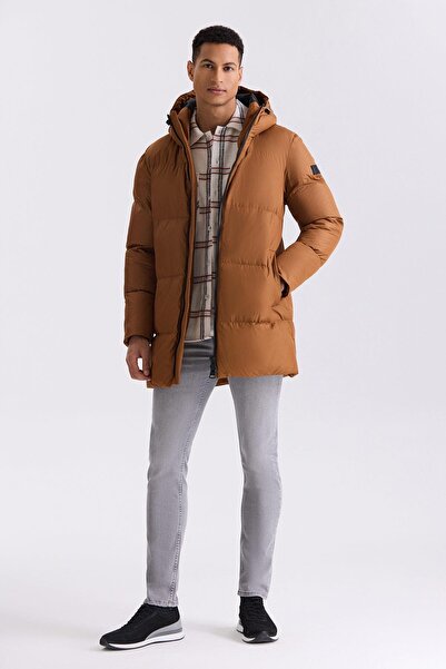 Jakamen Χειμερινό παλτό Taba Comfort Fit με κουκούλα που καλύπτει ολόκληρο το σώμα
