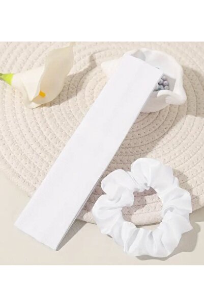 BERG ATELIER مجموعة ربطة شعر وإبزيم Scrunchies